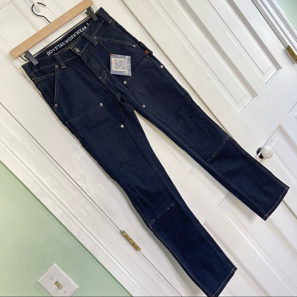 Dovetail Maven Slim Workwear Jeans Dark Wash